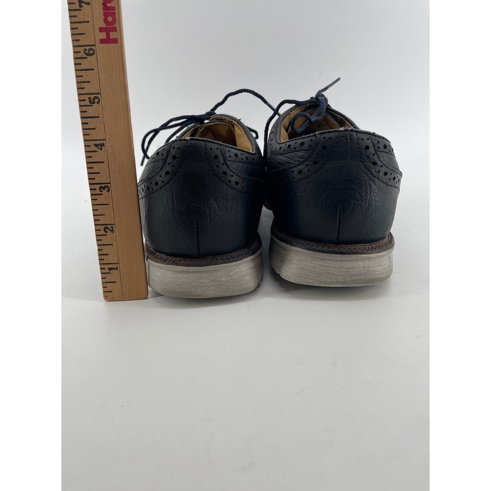 FootJoy Wingtip Oxford Mens 10.5 Wide‎ Black Pebbled Leather Brogue - Picture 4 of 8